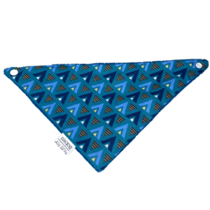 bavoir bandana bleu marine