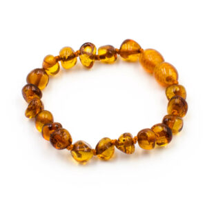 bracelet-ambre-bebe-cognac