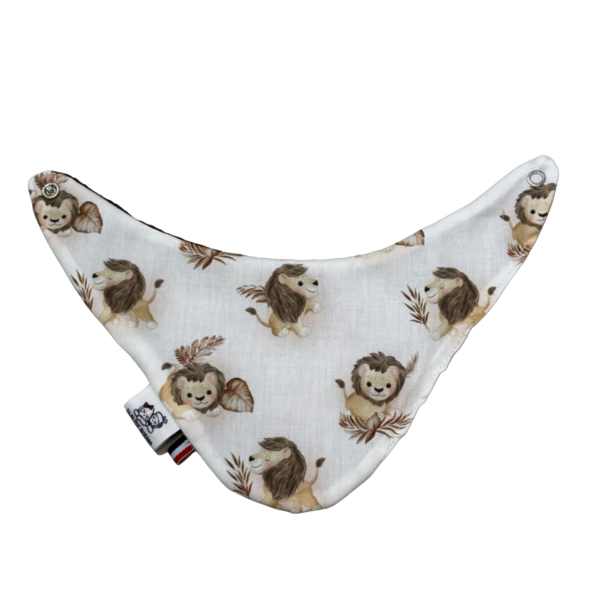 BAVOIR BANDANA 0-12 MOIS LION