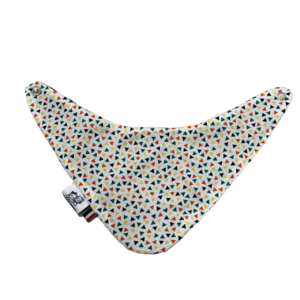 BAVOIR BANDANA 0-12 MOIS TRIANGLE MULTICOLORE