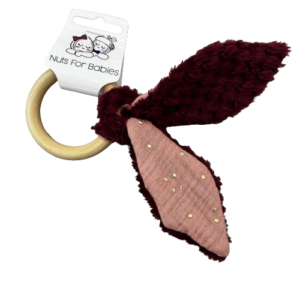 ANNEAU DE DENTITION ROSE BORDEAUX