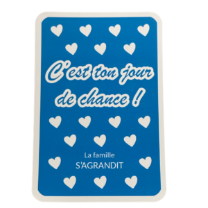 Carte à gratter surprise