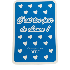 Carte à gratter surprise