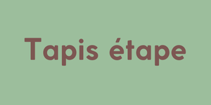Tapis étape