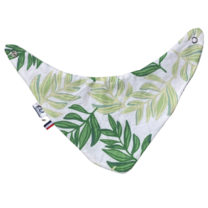 Bavoir bandana 0-12 Mois feuille vert