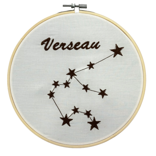 TAMBOURIN CONSTELLATION VERSEAU 20CM