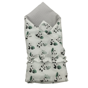 Couverture d'emmaillotage motif panda