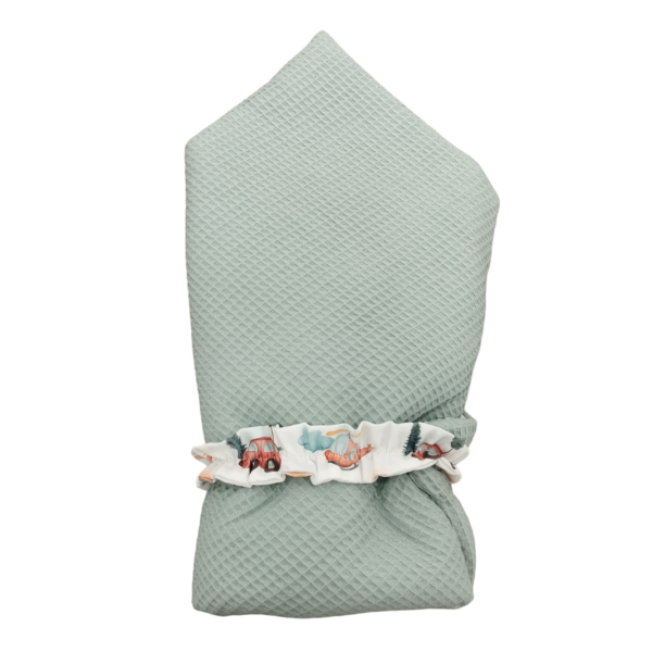 Couverture d'emmaillotage motif engin