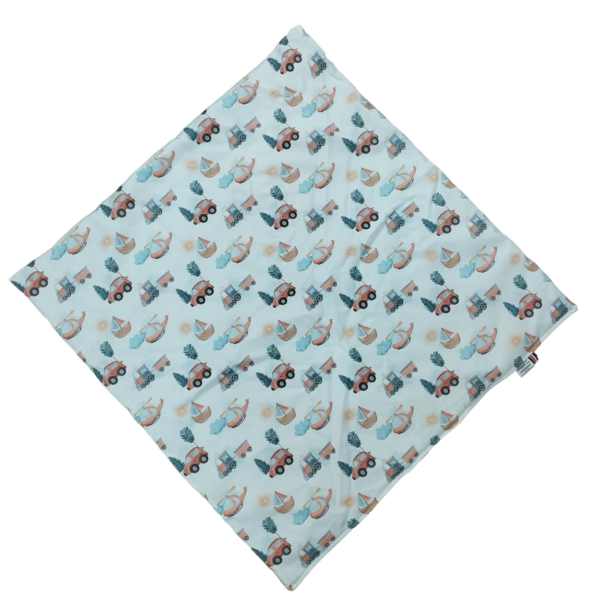 Couverture d'emmaillotage motif engin