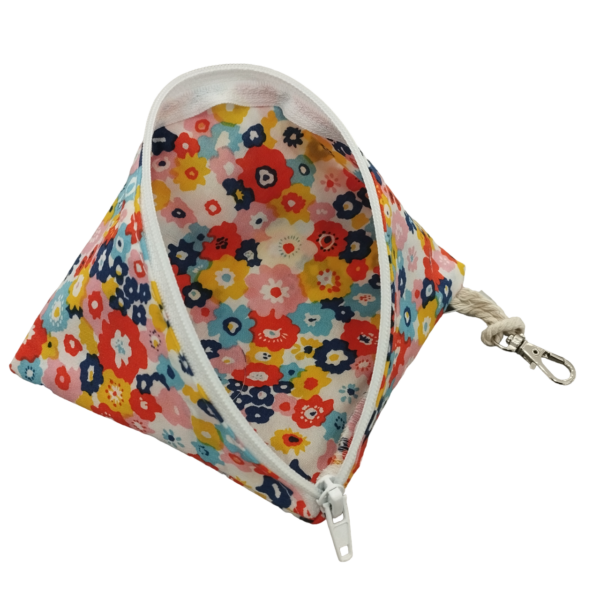 PORTE TÉTINE FLEURS MULTICOLORES – Image 2