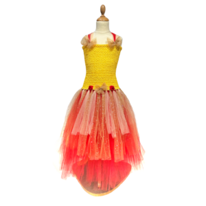 ROBE ROUGE 4ANS-7ANS