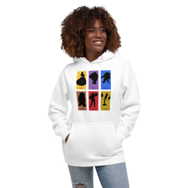 Pull à capuche adulte La Belle et la Bête