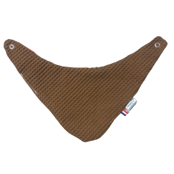 Bavoir bandana 0-12 Mois feuille platane