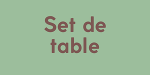 Set de table
