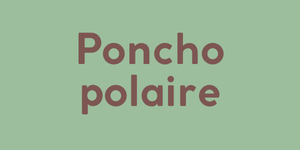 Poncho polaire