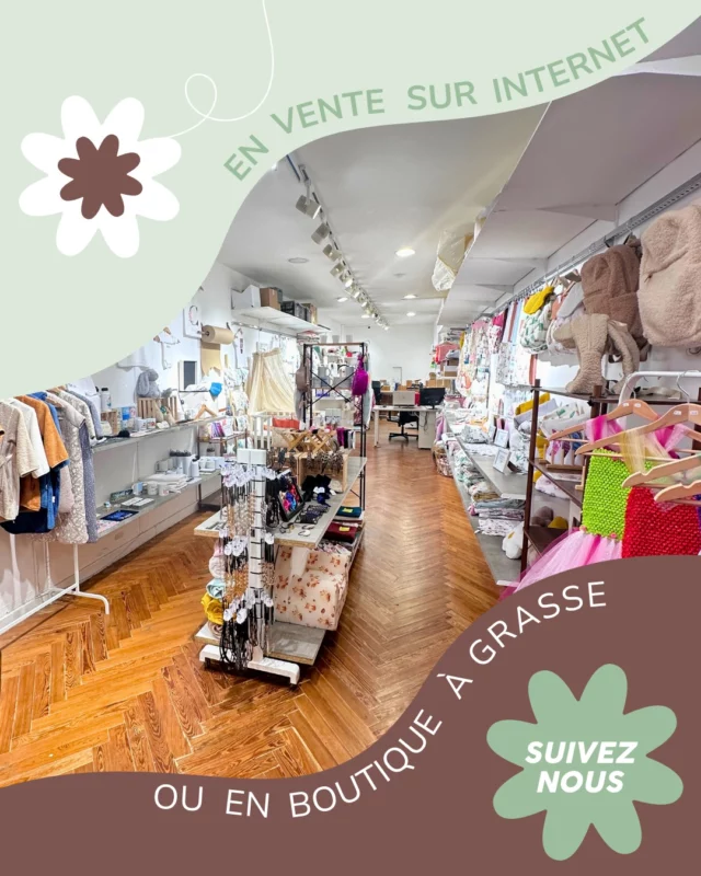 Vous pouvez retrouver nos créations uniques sur notre boutique en ligne, où vous aurez accès à l’ensemble de notre collection. De plus, nous sommes également présents en boutique à Grasse, où vous pourrez découvrir nos produits en personne et profiter de conseils personnalisés. 🌐

N’hésitez pas à venir nous rendre visite et à explorer notre univers créatif ! ✨

#creatrice #artisanat #boutique #grasse #madeinfrance #mamanentrepreneuse #shopping #souvenirsuniques #faitmaison #decouverte #artisan #creativite #handmade #supportlocal #entrepreneuriat